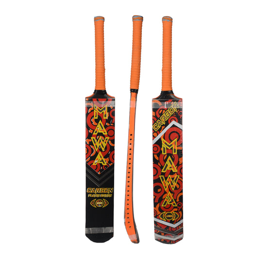 MAWA Tennis Ball Bat - Carbon White | Mawa Cricket Tapeball Bat | Cricket