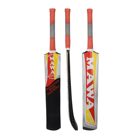 MAWA Tennis Ball Bat - Revolution Black | Mawa Cricket Tapeball Bat | Cricket
