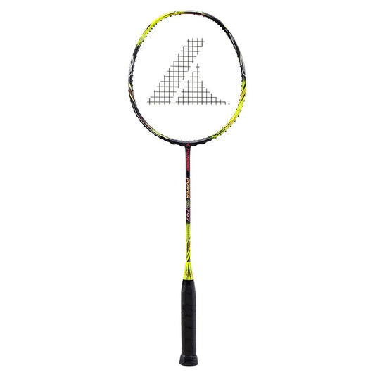 PROKENNEX Badminton Racket - Power Pro 707 - Strung Yellow/Black | Prokennex Badminton Racket | Badminton Racket