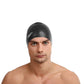 Speedo Swimming Cap Silicone Cap Plain Flat Swim Cap Adults - Black | Speedo Adult Cap | Swimming Cap