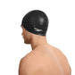 Speedo Swimming Cap Silicone Cap Plain Flat Swim Cap Adults - Black | Speedo Adult Cap | Swimming Cap