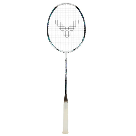Victor Badminton Racket - Thruster K220H II - 4U 35LBS Strung - White/Black | Victor Badminton Racket | Badminton