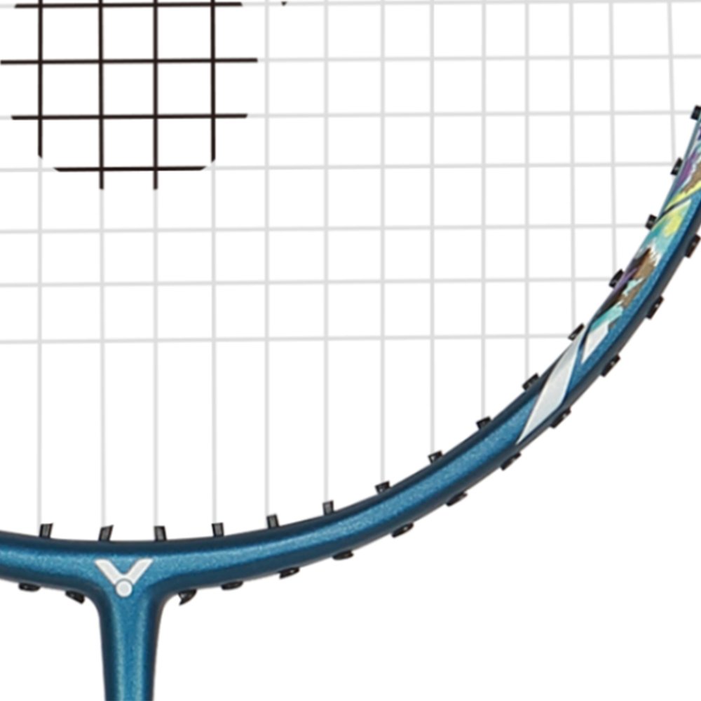 Victor Badminton Racket - Aura Speed 130CL 4U Strung Cyan/Blue | Victor Badminton Racket | Badminton