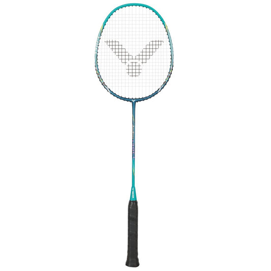Victor Badminton Racket - Aura Speed 130CL 4U Strung Cyan/Blue | Victor Badminton Racket | Badminton