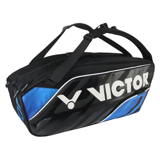 VICTOR Badminton Kit Bag - BR 9213 CJ 6-Rackets Black/Dark Blue | VICTOR Badminton Kit Bag | Badminton Kit Bag