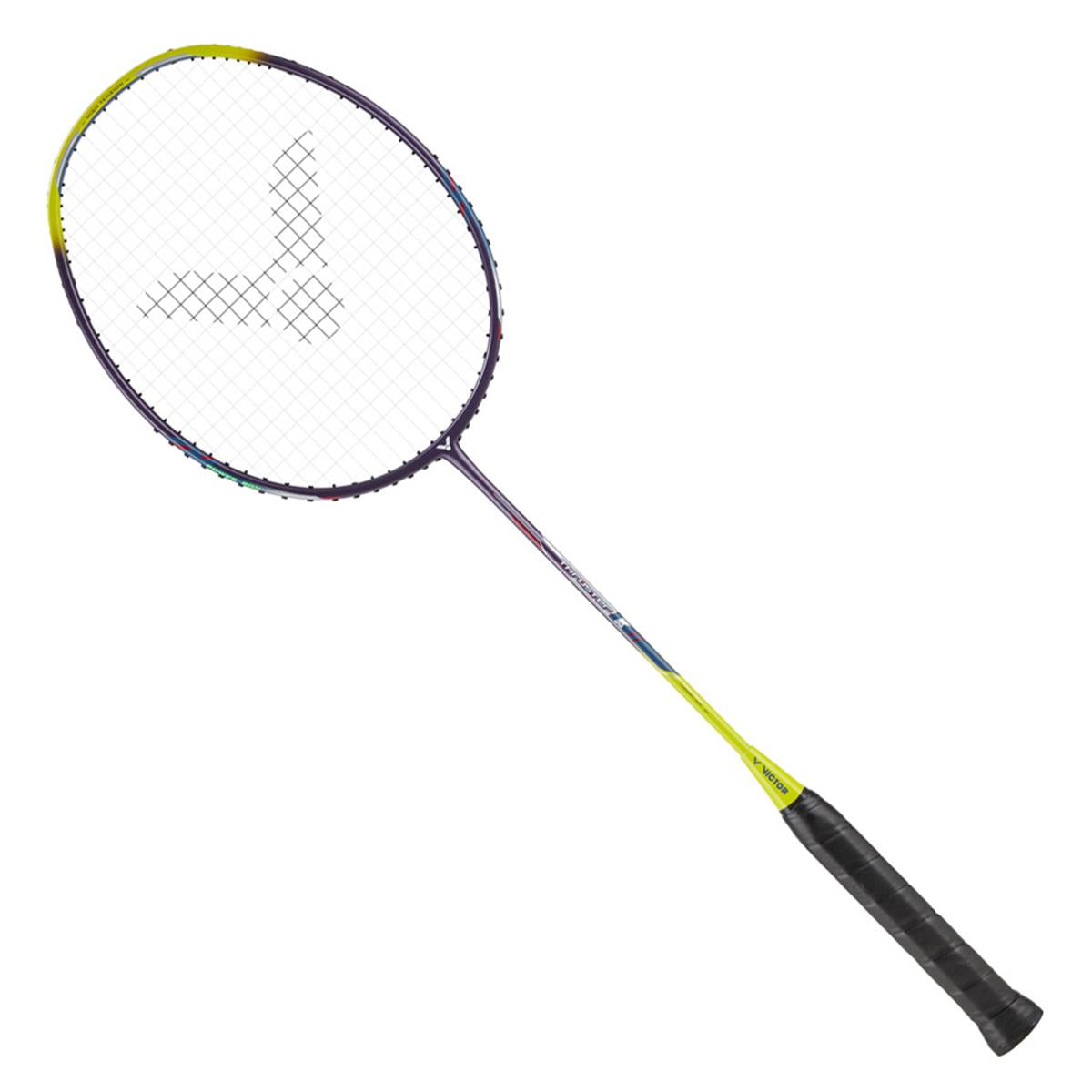 VICTOR Badminton Racket - Thruster K 11 Neon/Yellow - Strung | Victor Badminton Racket | Badminton