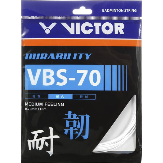 VICTOR Badminton String - VBS-70 White | VICTOR Badminton String | Badminton String