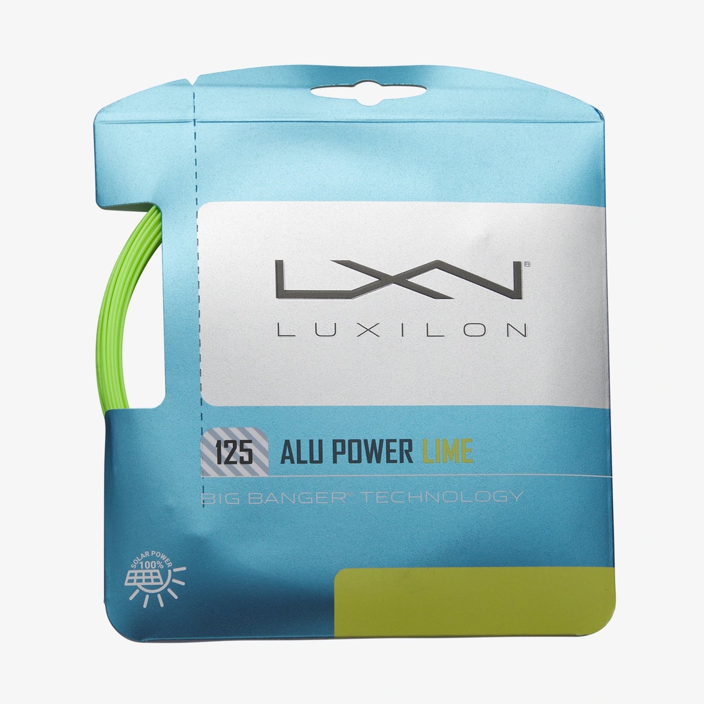 WILSON Tennis String - Luxilon Alu Power 125 Big Banger Technology Lime | Wilson Tennis String | Tennis String