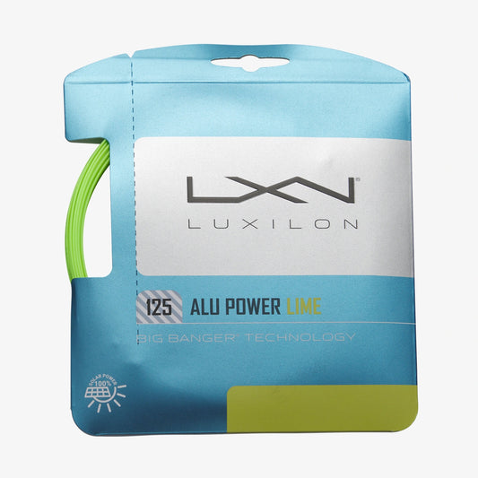 WILSON Tennis String - Luxilon Alu Power 125 Big Banger Technology Lime | Wilson Tennis String | Tennis String