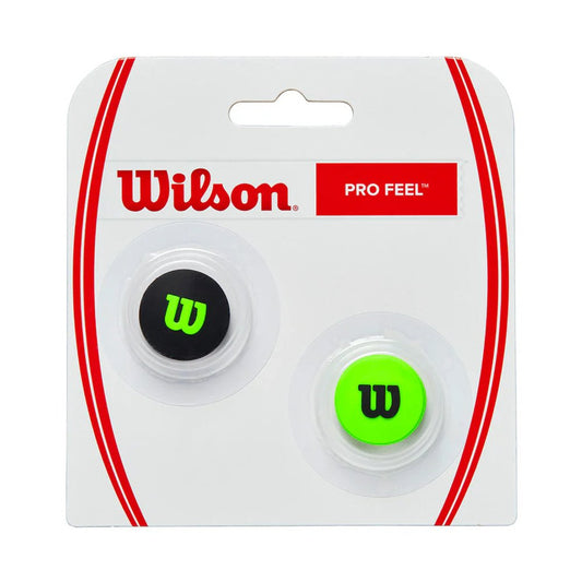 Wilson Tennis Dampener - Pro Feel - 2 Pcs Set Black/Green | Wilson Tennis Dampener | Tennis Dampener