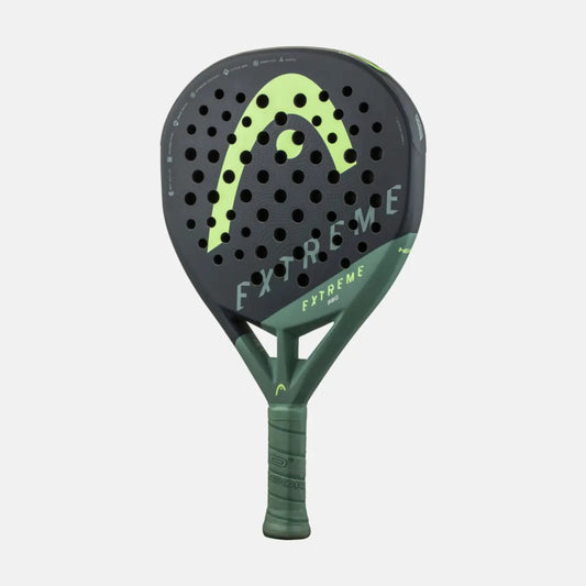 HEAD Padel Racket - Extreme Pro 2023 370G Grey/Black | Head Padel Racket | Padel Racket