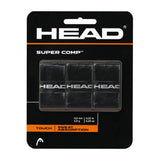 Head Super Comp Overgrip 3 Pieces Pack - Black | Head Overgrip | Overgrip