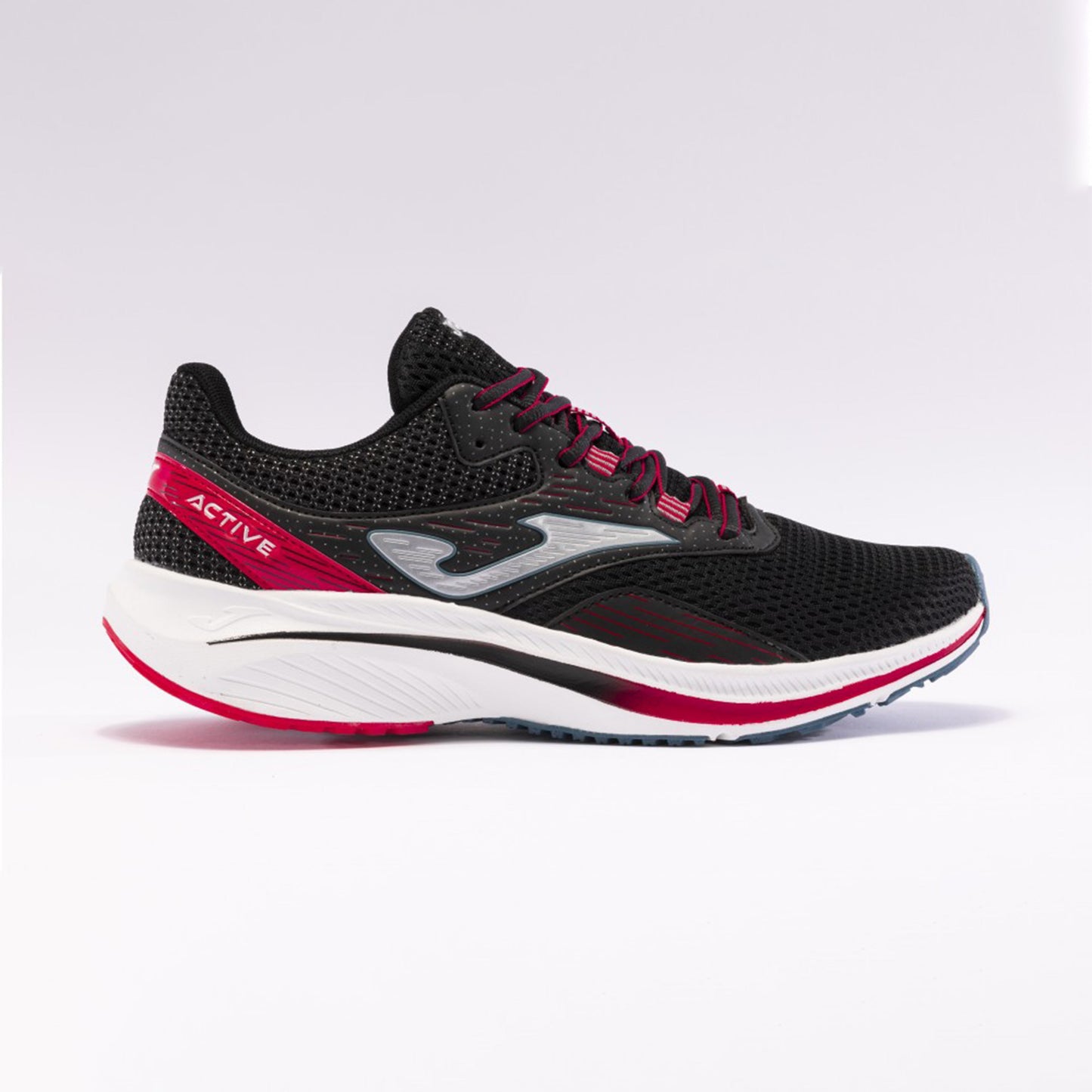 JOMA Mens Sports Shoes - Active Negro Rojo 2401 Black/Red | Joma Men Shoes | Casual Shoes