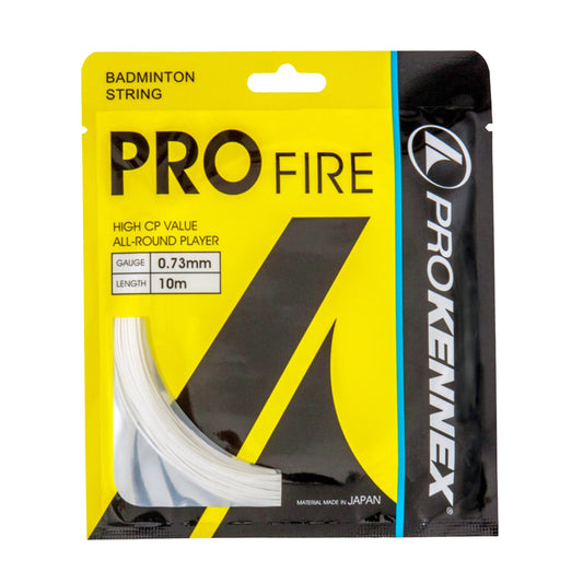PROKENNEX Badminton String - Pro Fire 10m White | Prokennex Squash String | Squash String