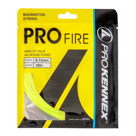 PROKENNEX Badminton String - Pro Fire 10m Yellow | Prokennex Squash String | Squash String