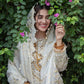 NAULAKHA | MNR Zarlish Festive Unstitched Collection 2021 | Unstitched Embroidered Organza Suit