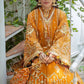 HENNA | MNR Zarlish Festive Unstitched Collection 2021 | Unstitched Embroidered Organza Suit