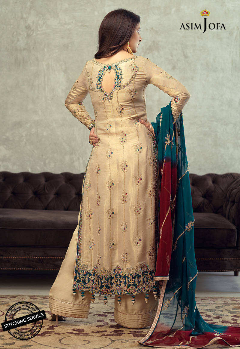 AJLE-22 |  Asim Jofa Chiffon Collection 2021 Limited Edition Vol 2 | Unstitched Embroidered Chiffon Suits