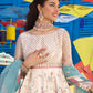 AJFC-76 | Asim Jofa Basant Collection 2022 | Unstitched Embroidered Organza Suit
