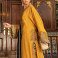 DL-909-Mustard | Maria B Winter Linen Unstitched Collection 2021 | Unstitched Embroidered Linen Suits