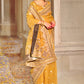 KF-02 INAYAH | Qalamkar Khaab Festive Formal Collection 2022 | Luxury Embroidered Unstitched Chiffon Suits