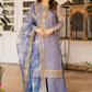 CELESTIAL JEWEL-4PC ORGANZA EMBROIDERED SUIT| Cross Stitch 2023
