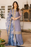 CELESTIAL JEWEL-4PC ORGANZA EMBROIDERED SUIT| Cross Stitch 2023
