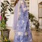 CELESTIAL JEWEL-4PC ORGANZA EMBROIDERED SUIT| Cross Stitch 2023