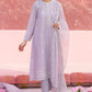 MISTY LILAC-3PC LAWN EMBROIDERED SUIT| Cross Stitch 2023