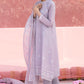 MISTY LILAC-3PC LAWN EMBROIDERED SUIT| Cross Stitch 2023