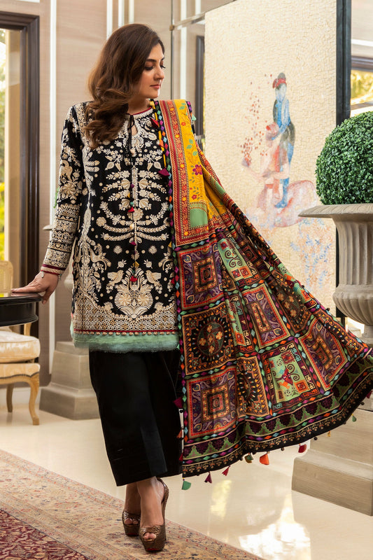 EL22-14 B (LYANNA)  | Elan Lawn 2022 | Unstitched Embroidered Lawn Suit