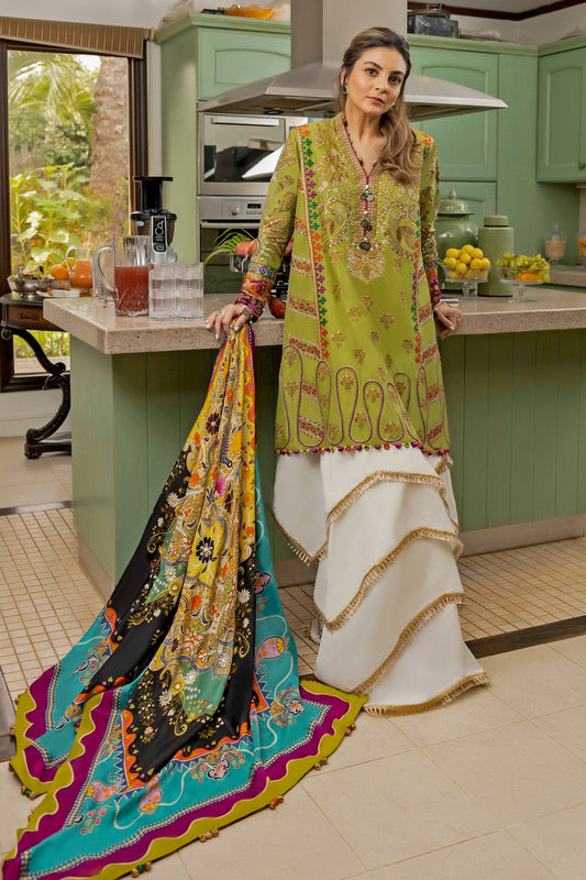 EL22-04 B (MAHROSH)  | Elan Lawn 2022 | Unstitched Embroidered Lawn Suit
