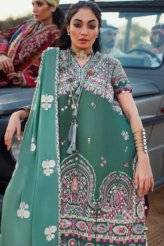 EL22-07 A (ZEINA)  | Elan Lawn 2022 | Unstitched Embroidered Lawn Suit