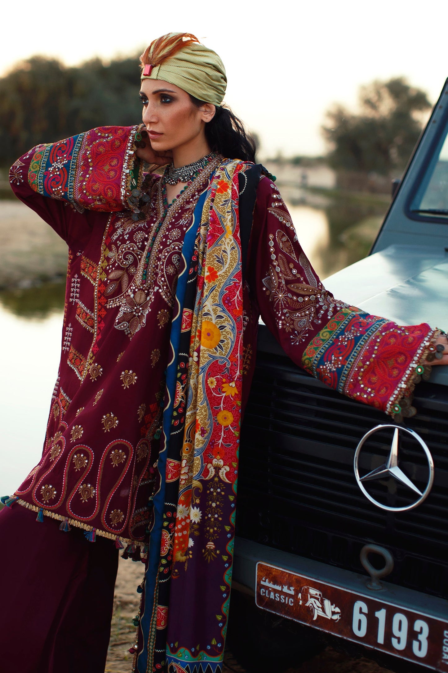 EL22-04 A (MAHROSH)  | Elan Lawn 2022 | Unstitched Embroidered Lawn Suit