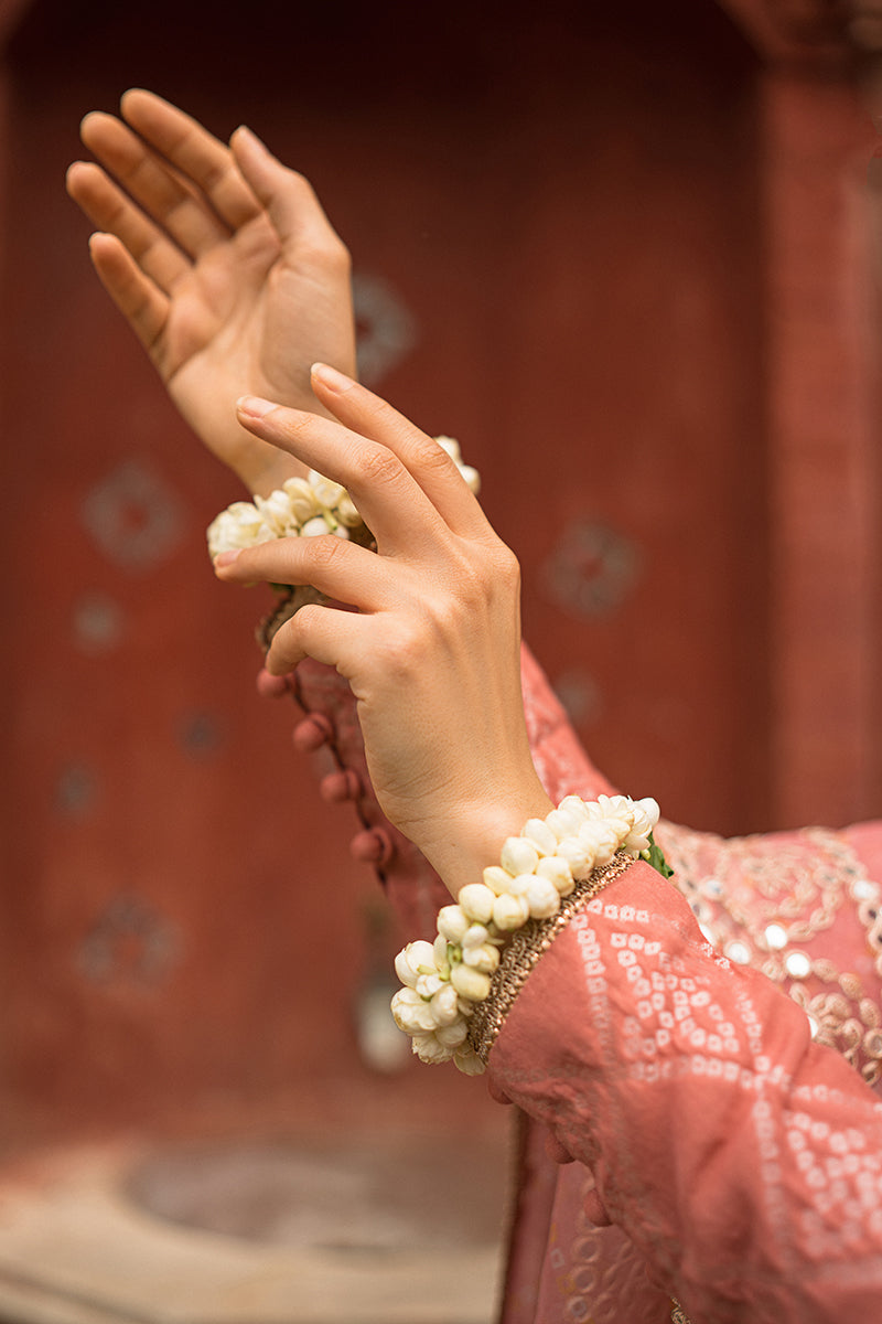 GUL-E MARJAAN-3PC |  Cross Stitch The Bride Tribe Wedding Festive Collection 2022 | Unstitched Embroidered Jacquard Suits