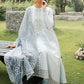 AAB-E HAYAAT-3PC |  Cross Stitch The Bride Tribe Wedding Festive Collection 2022 | Unstitched Embroidered Jacquard Suits
