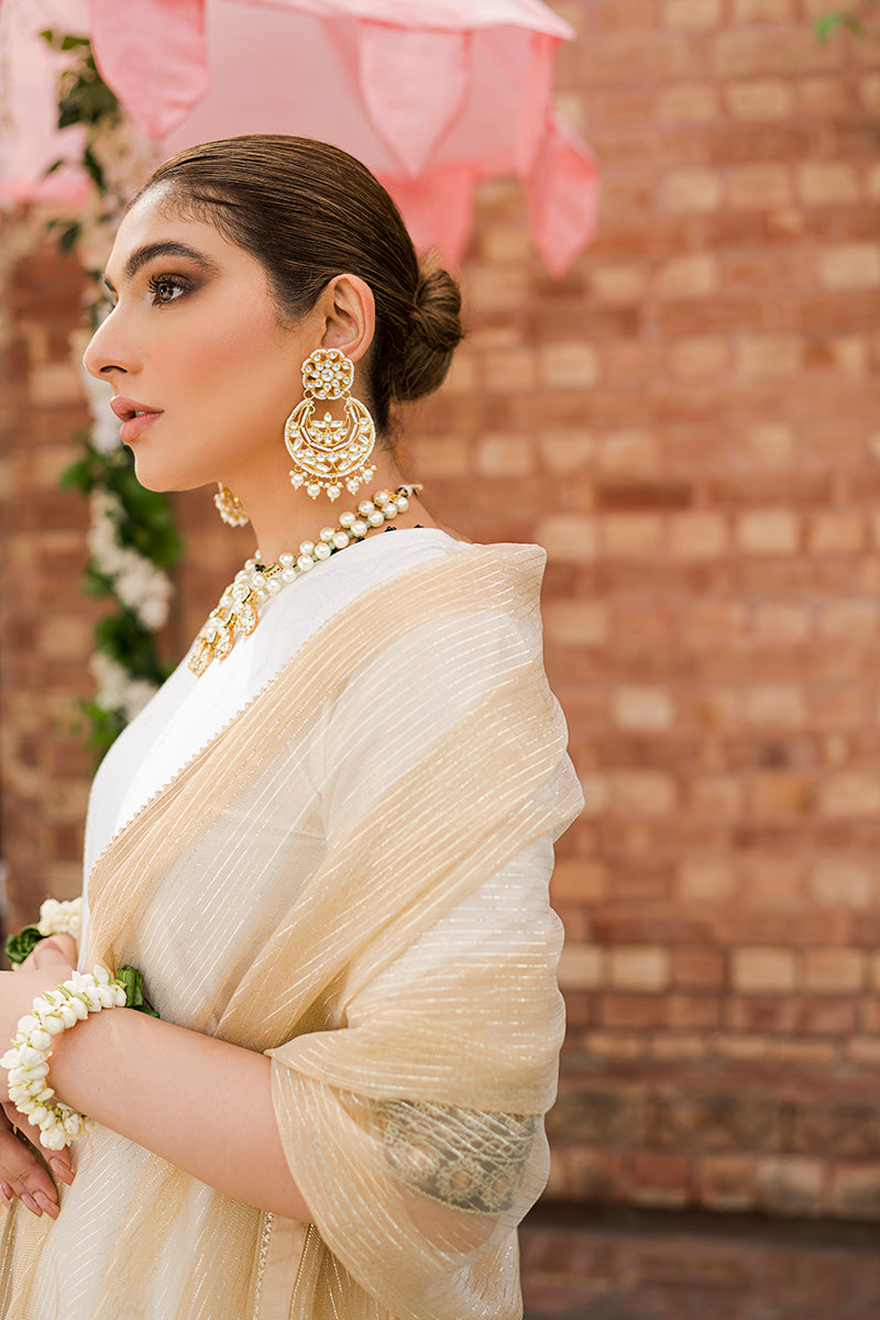 SHAH NOOR-3PC |  Cross Stitch The Bride Tribe Wedding Festive Collection 2022 | Unstitched Embroidered Jacquard Suits.