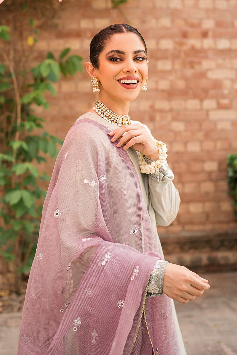 BARG-E KHAAM-3PC |  Cross Stitch The Bride Tribe Wedding Festive Collection 2022 | Unstitched Embroidered Jacquard Suits