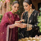 SYAH QURMAZI-3PC |  Cross Stitch The Bride Tribe Wedding Festive Collection 2022 | Unstitched Embroidered Jacquard Suits | Cross Stitch 2023