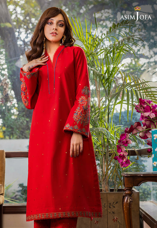 AJPE-43 (2-PC) | Asim Jofa Pret Essentials Eid Edit II Collection | Embroidered Stitched RTW Suits
