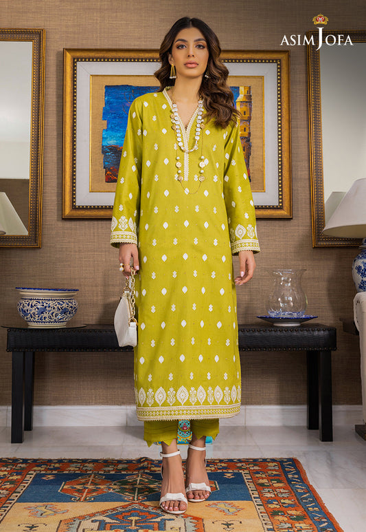 AJPE-15 (2-PC) | Asim Jofa Pret Essentials Eid Edit II Collection | Embroidered Stitched RTW Suits