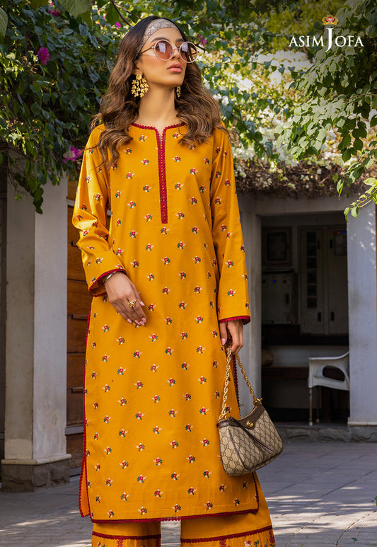 AJPE-12 (2-PC) | Asim Jofa Pret Essentials Eid Edit II Collection | Embroidered Stitched RTW Suits