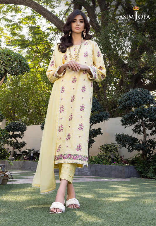 AJPE-10 (3-PC) | Asim Jofa Pret Essentials Eid Edit II Collection | Embroidered Stitched RTW Suits