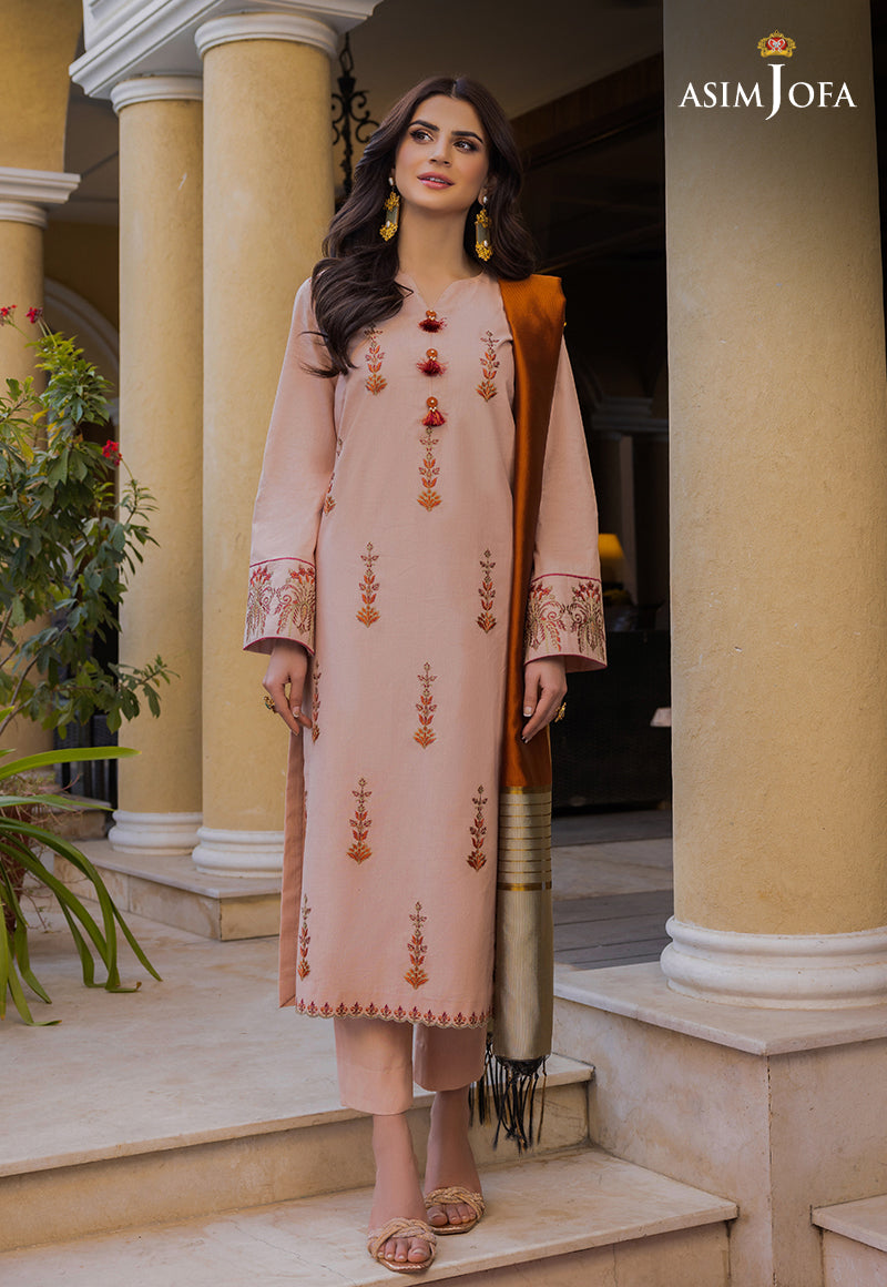 AJPE-36 (2-PC) | Asim Jofa Pret Essentials Eid Edit II Collection | Embroidered Stitched RTW Suits