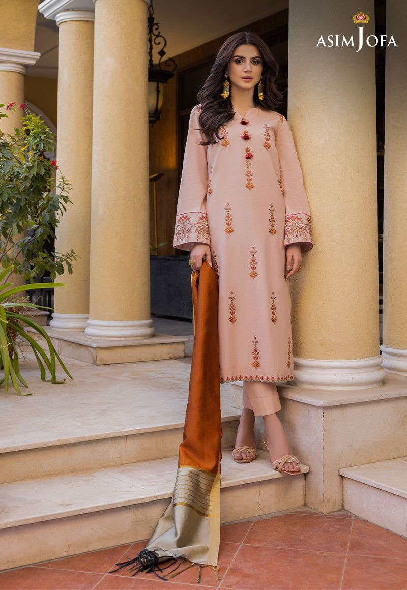 AJPE-36 (2-PC) | Asim Jofa Pret Essentials Eid Edit II Collection | Embroidered Stitched RTW Suits
