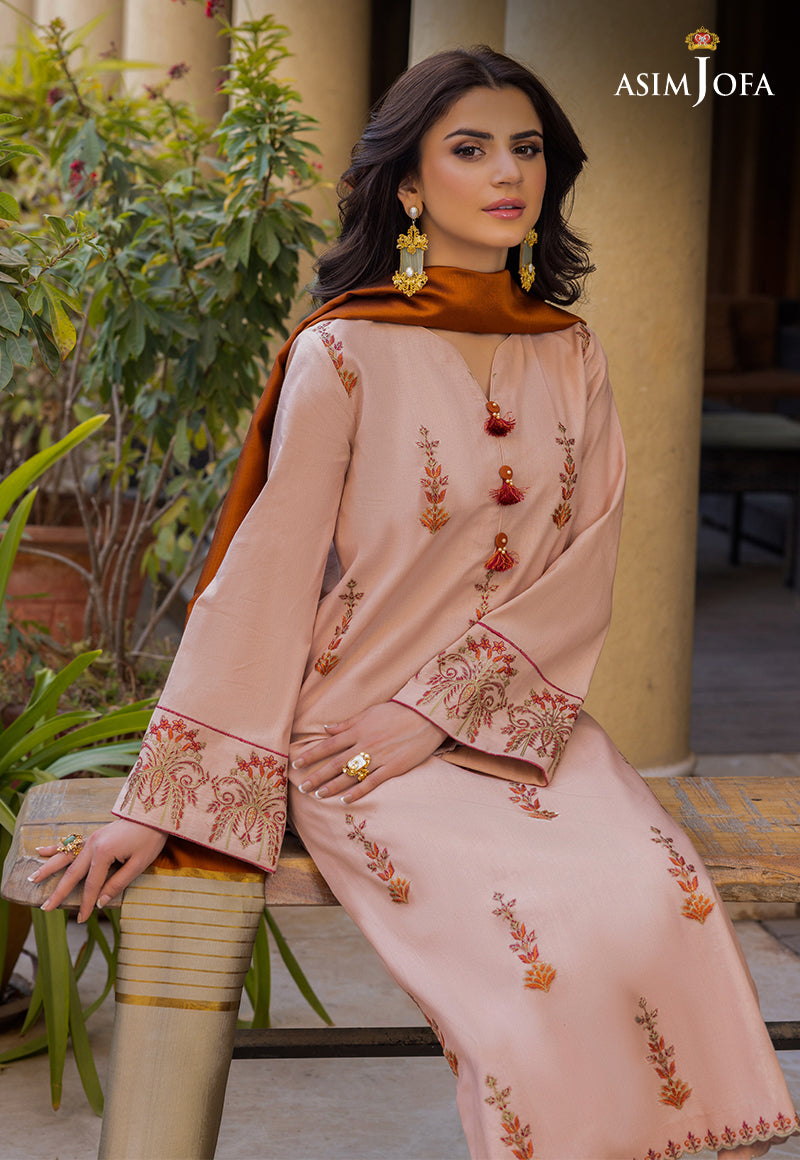 AJPE-36 (2-PC) | Asim Jofa Pret Essentials Eid Edit II Collection | Embroidered Stitched RTW Suits