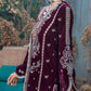 ZELDA VL121-04 |  Anaya by Kiran Chaudhry Velour De Fete '21 | Unstitched Embroidered Velvet Suits