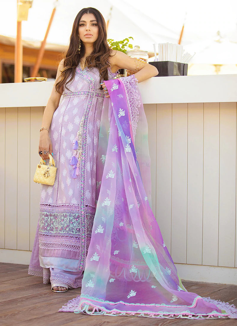 La Mer Lilac | Farah Talib Aziz ILO ILO Luxury Lawn Collection 2022 | Unstitched Embroidered Lawn Suits