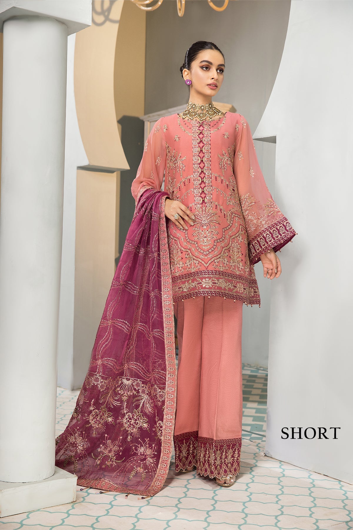 Zeina Alizeh Fashion Vasl-e-Meeras Festive Edition 2022 | Unstitched Embroidered Chiffon Suits