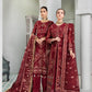 Naukhaiz Alizeh Fashion Vasl-e-Meeras Festive Edition 2022 | Unstitched Embroidered Chiffon Suits